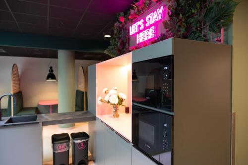 Zajednički dnevni boravak / prostorija s TV-om, Bunks at Rode in Oslo