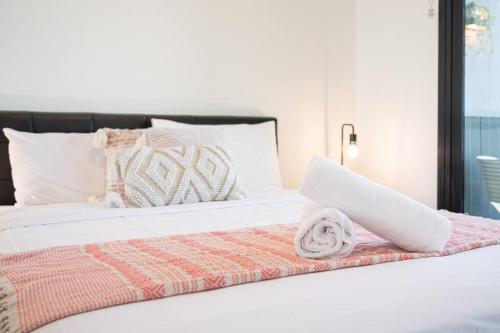 Olympic Park with View Parking near Train