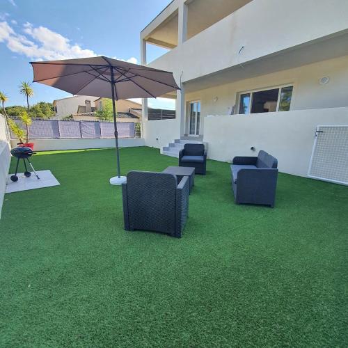 Dārzs, appartement Oliviaaxelle in Venzolasca