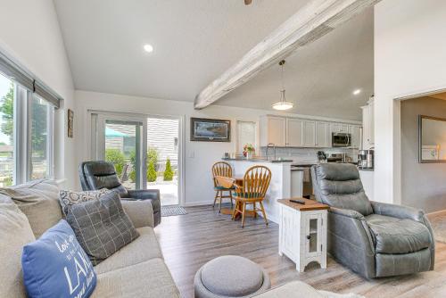 Waterfront with Boat Dock Retreat on Indian Lake in Lakeview, USA