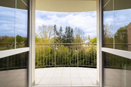 Balkon/terasa, Apartament Olsztyn Rataja 62 in Osiedle Podlesna