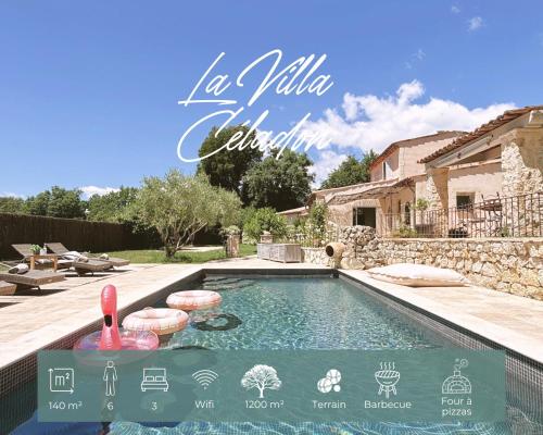 Villa Céladon Valbonne - Piscine gîte à louer Golf Club Opio Valbonne