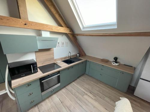 virtuve, le gite de la pommeraie in Aubermesnil-Beaumais