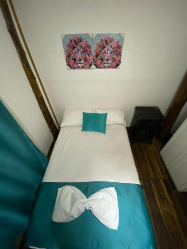 1 double bed