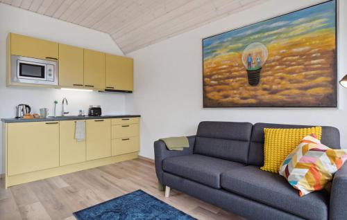 ห้องครัว, Esehytter Luxury Holiday Home near Beach in นีมินเดกับ