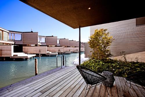 Erkély/terasz, Luxuriöses Ferienhaus am Neusiedler See (Luxurioses Ferienhaus am Neusiedler See) in Neusiedl am See