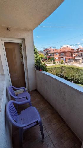 Balcony/terrace, Golden Age Hostel in Ohrid