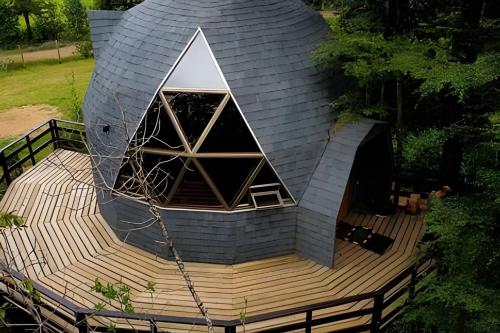 . Hermoso domo en altura entre el bosque nativo + tinaja privada