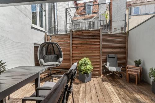 Altstadt - Exklusive 3-Zi-Wohnung für 6 Personen mit 90 qm, großer Dachterrasse, Parkplatz, WLAN, Núremberg (foto 7)