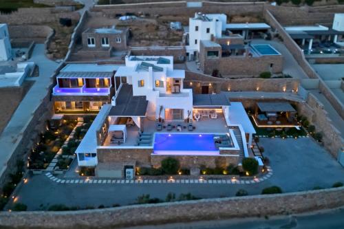 VILLA PANAMERA Mykonos, Private Heaven, Supreme View! – khách sạn tại Houlakia