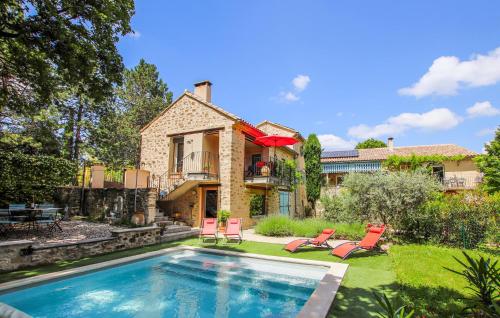 Swimming pool, Beautiful Home In Colonzelle in Colonzelle