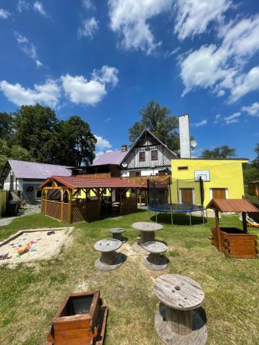 Garden, Penzion Cerny Mlyn in Duba