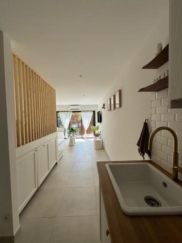 Kitchen, Chez Timmaflo near Musée Archéologique
