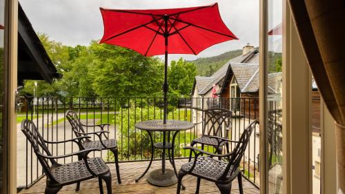 陽台/露台, Mains of Taymouth Country Estate 5* Houses in 肯莫爾