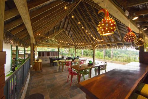 Krogs/atpūtas telpa, La Semilla Ecolodge in Cerro Azul