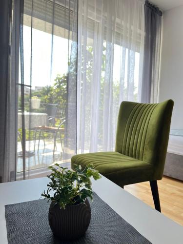 Studio with Balcony
