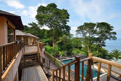 balkon/terras, Siam Bay Resort in Kai Bae strand