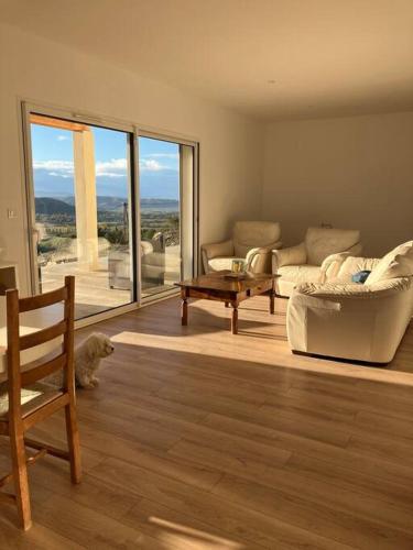 Villa vue panoramique Ardeche in Lussas