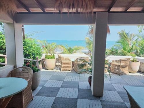 View, Villa Suerte in Bandengan