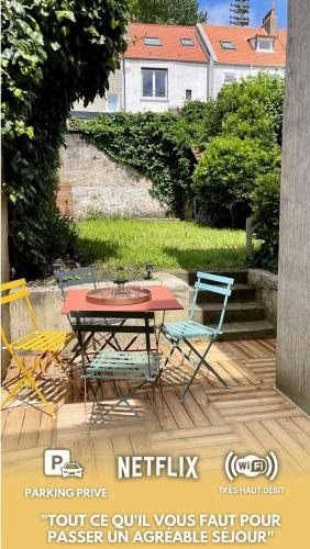 Suite Plénitude, appartement proche vieille ville rez de jardin