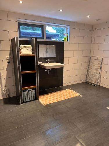 Bathroom, Het kleine huisje met Hottub in Emmen