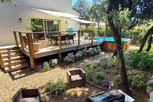 Dārzs, Villa Garrigue - piscine, parking, maison entière (Villa Garrigue - piscine, parking, maison entiere) in Beaulieu (Languedoc-Roussillon)