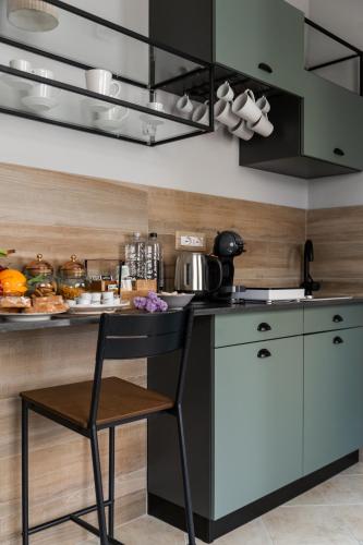 кухня, Vesuvio Plaza Room in Отавіано