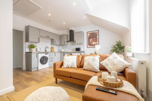 ห้องครัว, Bliss Stay Belfast The Mount in บอลลีมาคาร์เรต