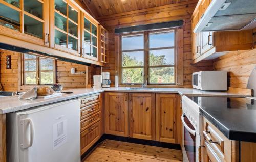 Kitchen, 3 Bedroom Nice Home In Ebeltoft in Holme