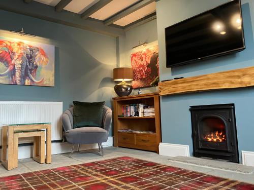 共用Lounge/電視區, Stillwater Cottage, Leven Village, Beverley in 利文