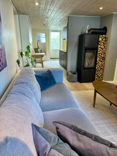 Down town apartment with outside area in villa in Kristiansand