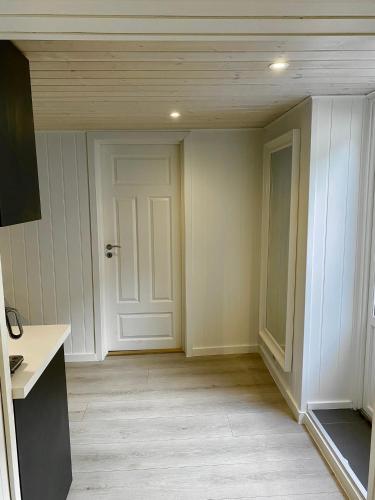 Down town apartment with outside area in villa in Kristiansand
