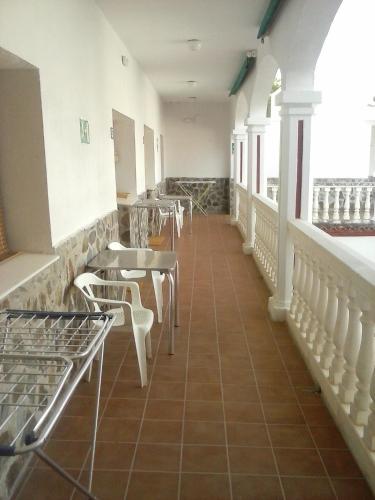 balkon/terras, Camping las Catalinas in Riolobos