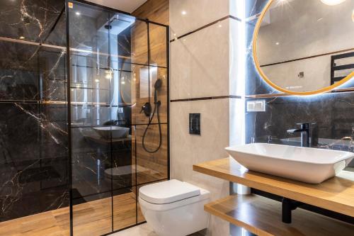 Dušš, Apartamenty Bujaś Resort Górski Szafir - 200m od Termy Bania (Apartamenty Bujas Resort Gorski Szafir - 200m od Termy Bania) in Bialka Tatrzanska