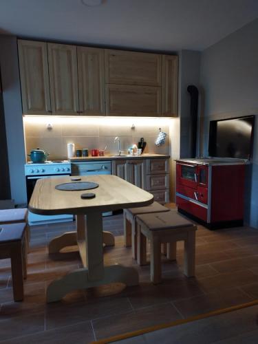 Kitchen, Wolf Apartments near Biogradska Gora in Mojkovac