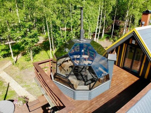 Lepikumäe Holiday Home with Sauna and Hot tub for up to 18 persons (Lepikumae Holiday Home with Sauna and Hot tub for up to 18 persons) in Metsara