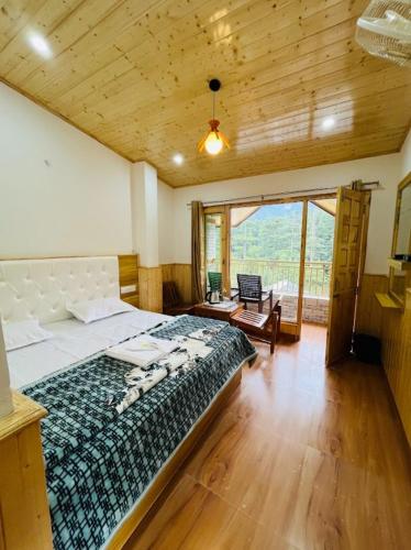 1 double bed