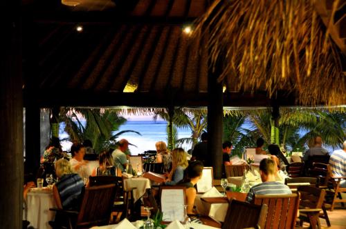 Restaurant, Tamanu Beach in Aitutaki