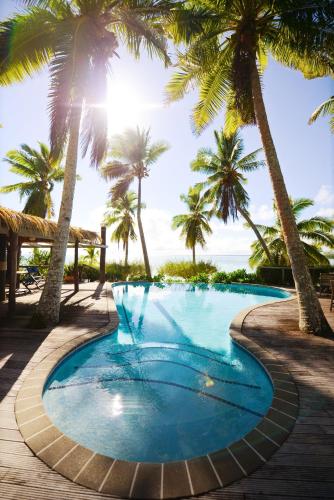 Swimmingpool, Tamanu Beach in Aitutaki