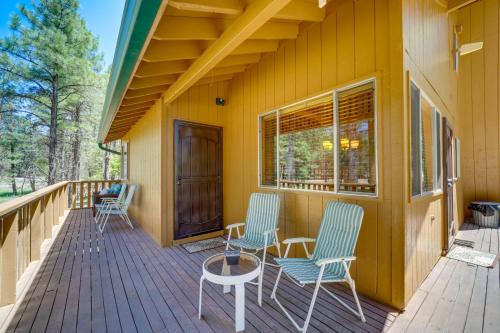 Hike and ATV Secluded Happy Jack Cabin with Deck