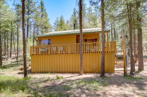Hike and ATV Secluded Happy Jack Cabin with Deck