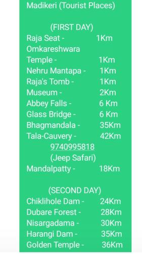 Family Homestay Madikeri