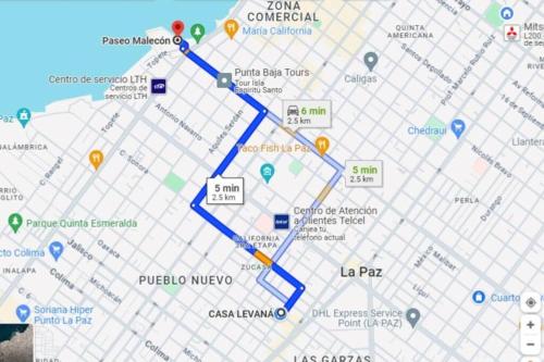 Loft New York a 7 minutos del Malecón-Centro in La Paz, Mexico