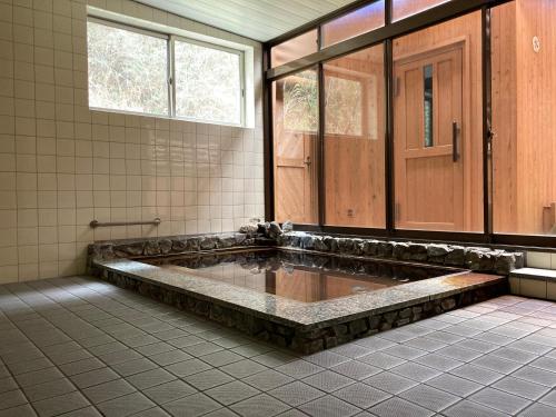 Hot spring bath, Nature Resort in Shimanto in Nakatosa