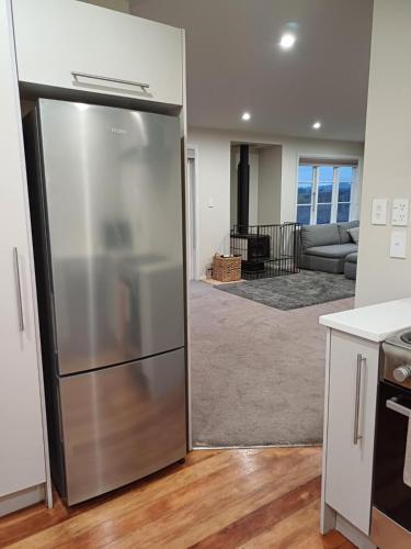 virtuve, Mt Highfield Farm Cottage in Waiau