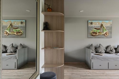 Loft design studio apartment & FREE parking, Riga (fotografie 3)