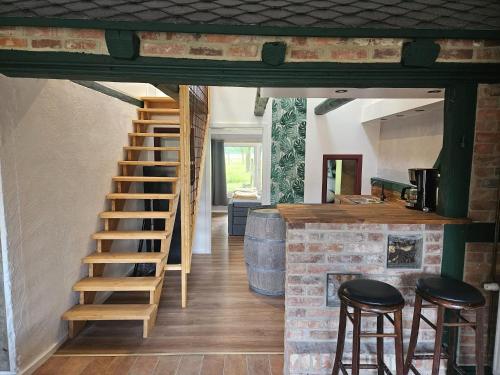 Konyha, Ferienhaus Banana Lodge in Bruchhausen-Vilsen