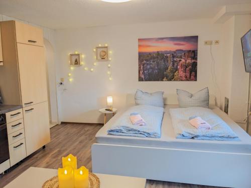 Urlaubsmagie - Ferienwohnung Blütenmeer - direkt am Wanderweg - B2, Sebnitz (foto 3)