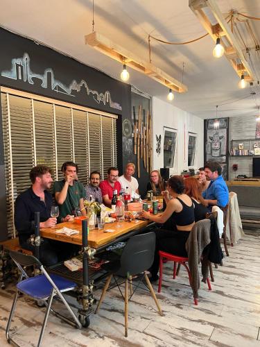 Közös társalgó / TV, Hostel Fair and Square in Belgrád