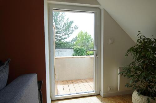Balcony/terrace, La Longere in La Ménitré